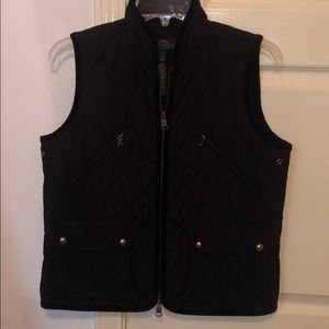 Lauren Ralph Lauren Black Puffer Vest #0111
